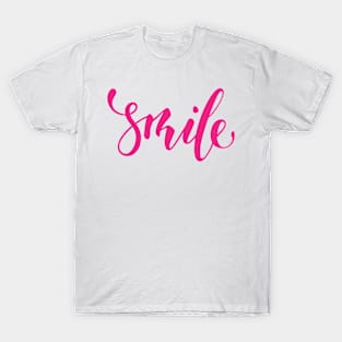 Smile Motivational Quote T-Shirt